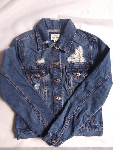 Distressed Denim Jacket