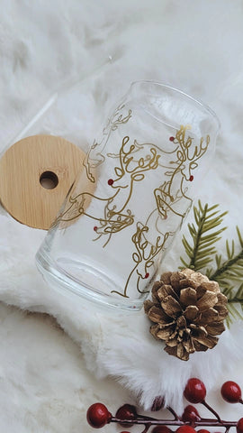 Rudolph glass cup