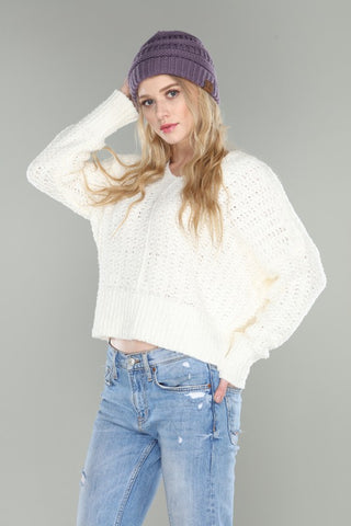 Knitted Sweater (Ivory)